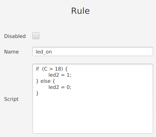 TMP36 temperature sensor in Devstudio - rule