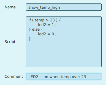 Example of a rule